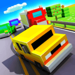 blocky highway traffic racing