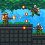 gun force side scrolling game