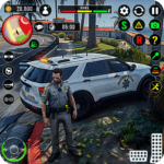 police officer car game 3d